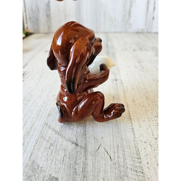 Goebel dog singing ceramic 33136 vintage puppy decor statue figurine - Picture 5 of 9